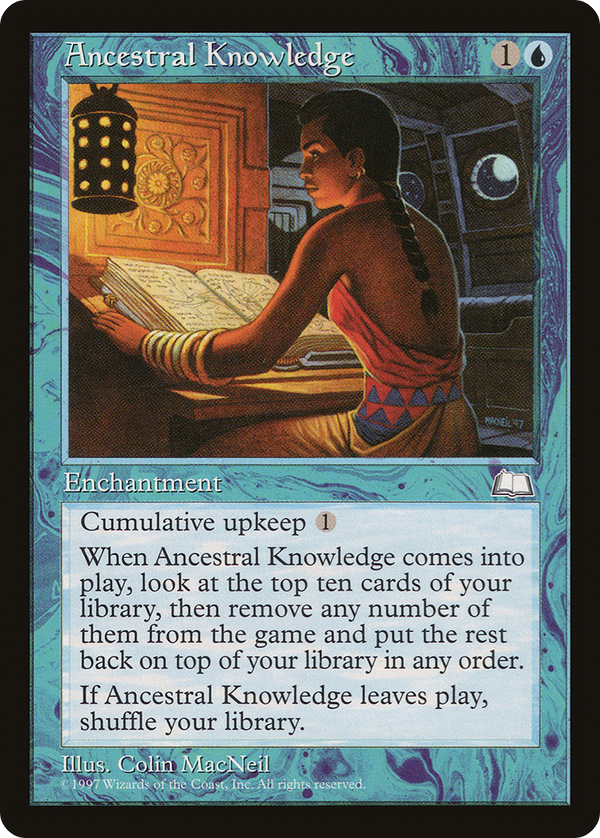Ancestral Knowledge (WTH-) - Weatherlight