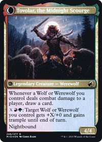 Tovolar, Dire Overlord (PRE-246) - Innistrad: Midnight Hunt Promos: (Double Faced Transform) Foil