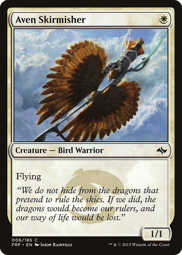 Aven Skirmisher (FRF-006) - Fate Reforged Foil