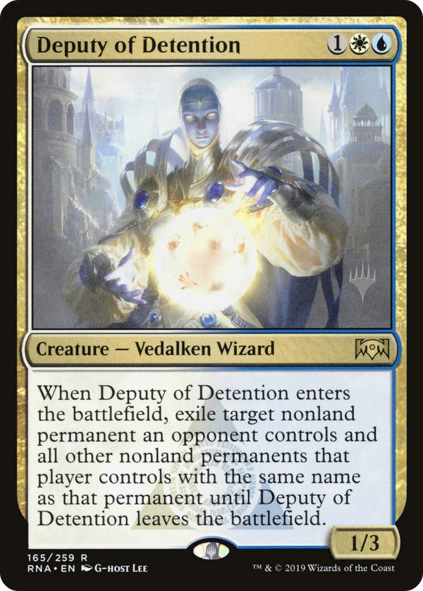 Deputy of Detention (PPELD-165) - Ravnica Allegiance Promos Foil