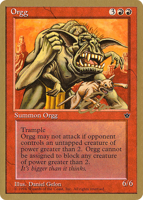 Orgg - 1996 Eric Tam (FEM) (WCD-) - Pro Tour Collector Set