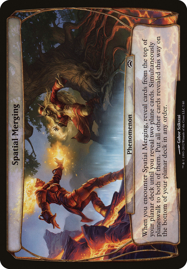 Spatial Merging (Planechase 2012) (OVER-007) - Planechase 2012 Planes