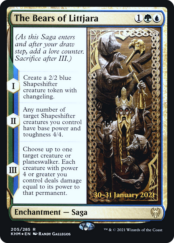 The Bears of Littjara (PRE-205) - Kaldheim Promos Foil