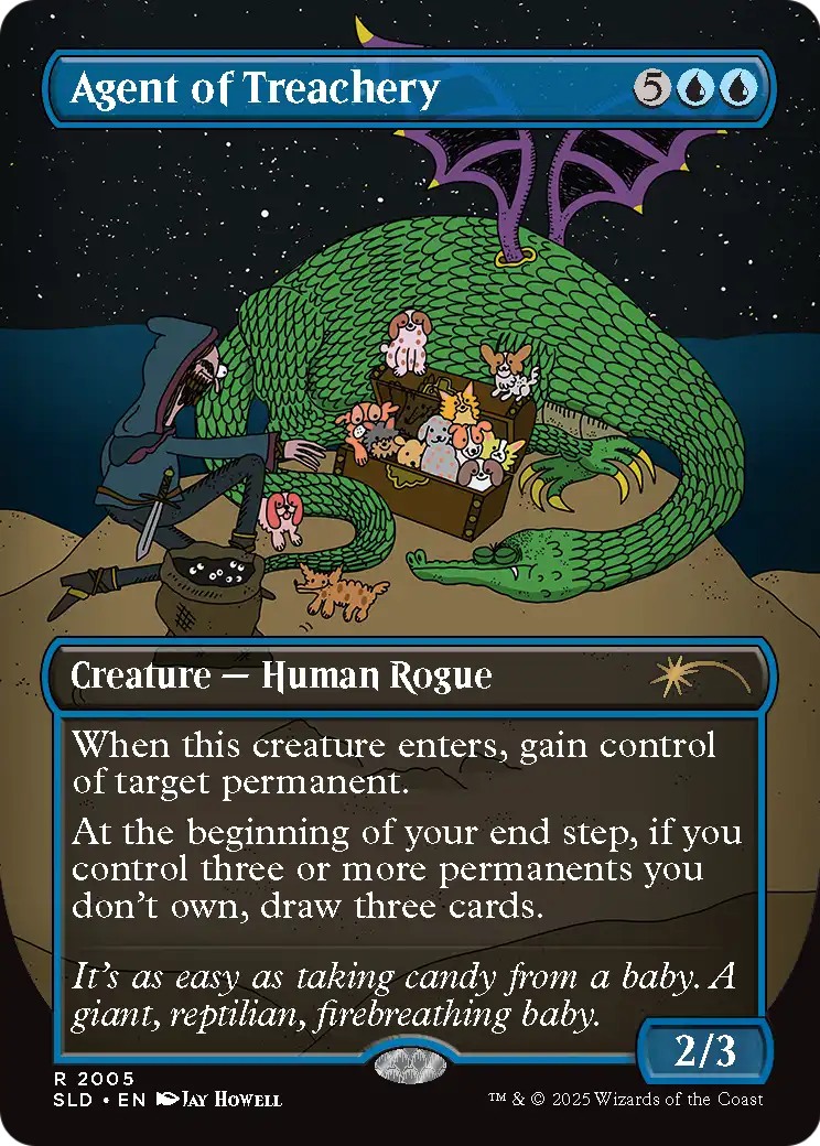 Agent of Treachery (SLD-2005) - Secret Lair Drop (Borderless)