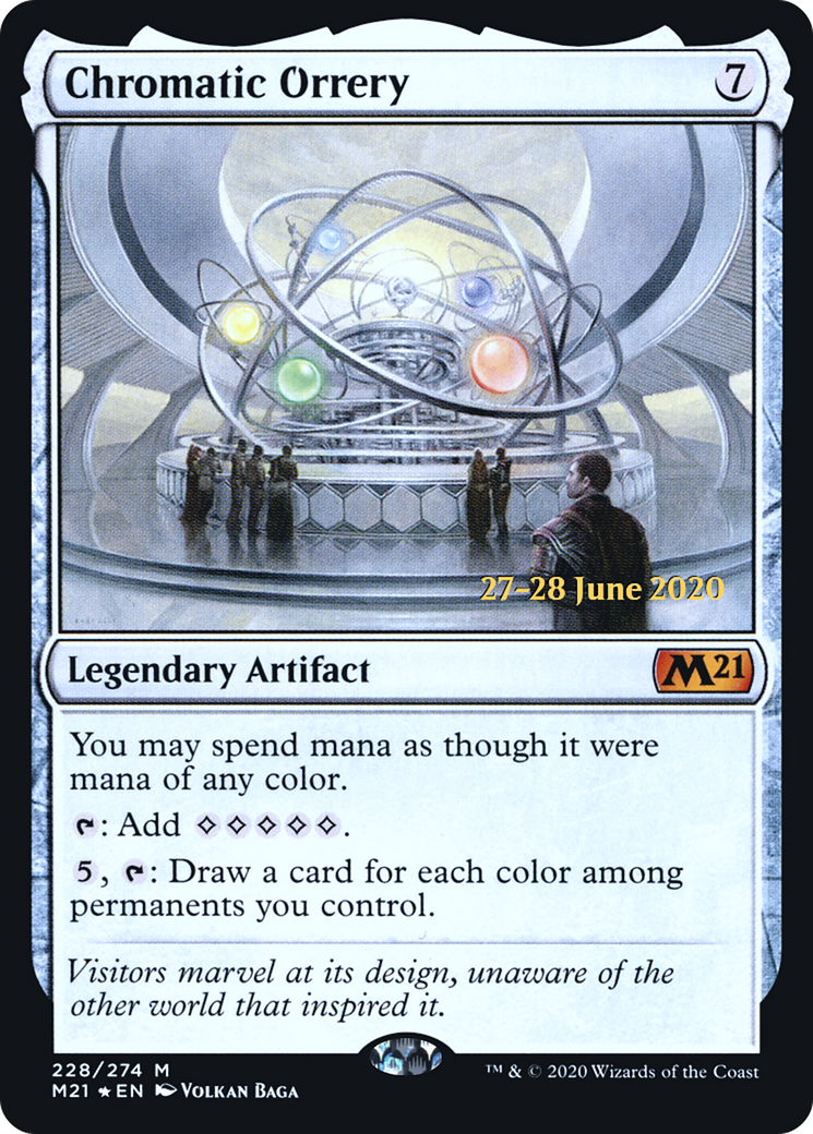 Chromatic Orrery (PRE-228) - Core Set 2021 Promos Foil