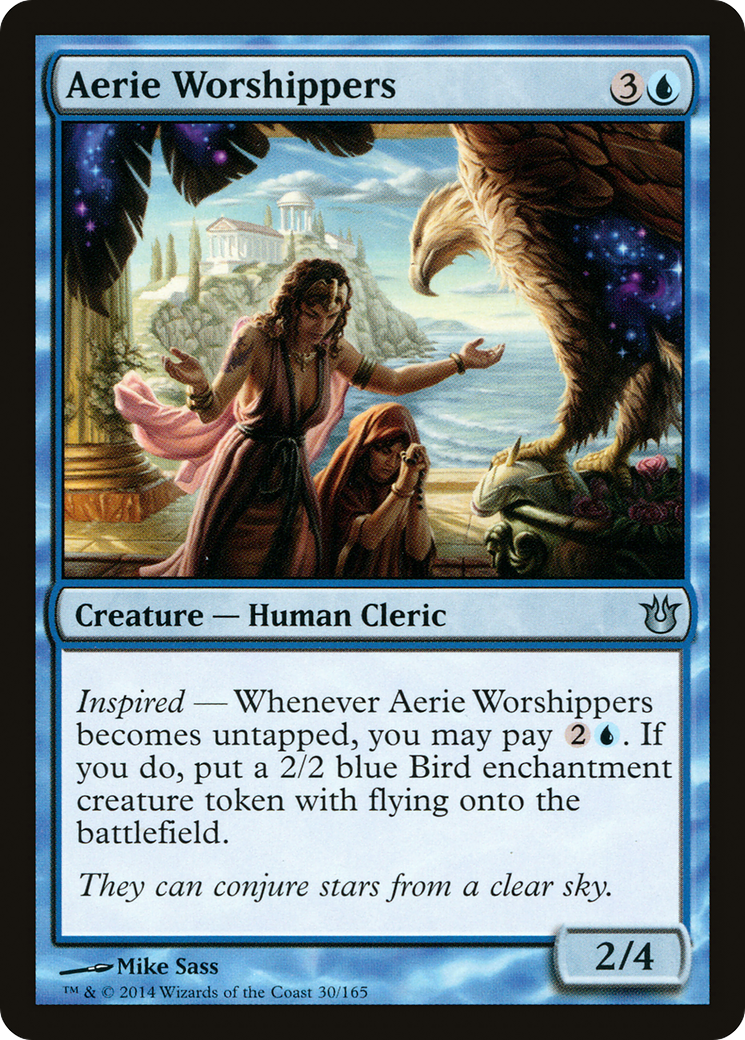 Aerie Worshippers (BNG-030) - Born of the Gods Foil