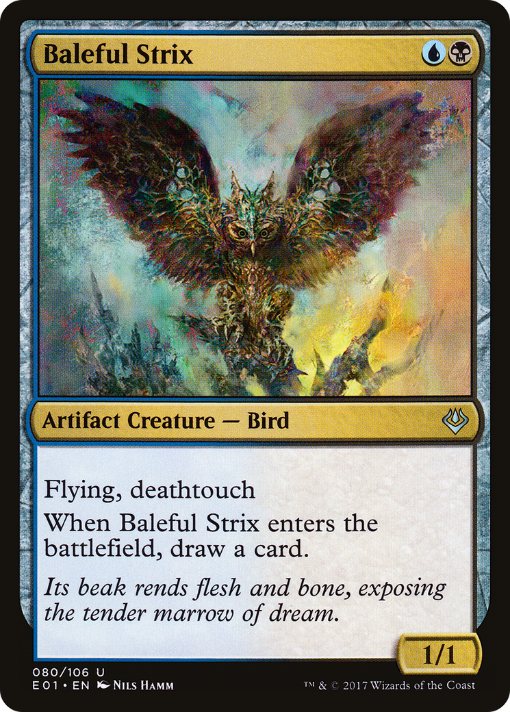 Baleful Strix (AC2-080) - Archenemy: Nicol Bolas