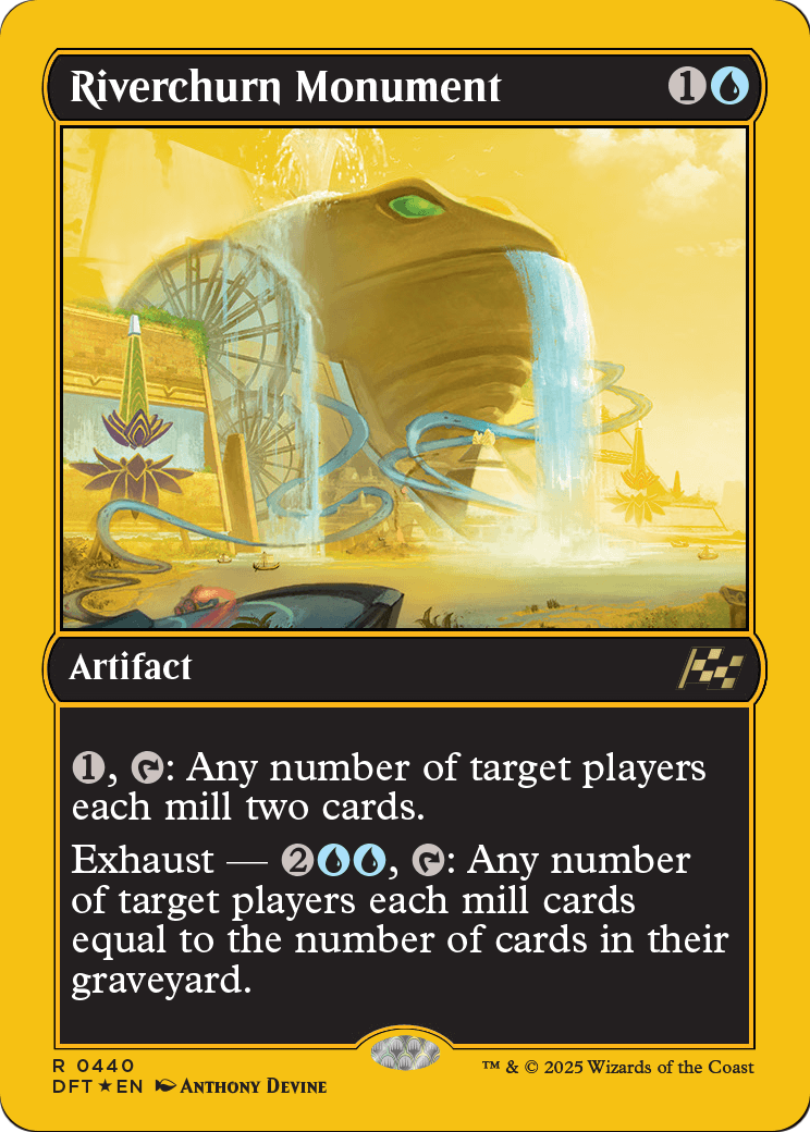 Riverchurn Monument (First-Place Foil) (DFT-440) - Aetherdrift Foil