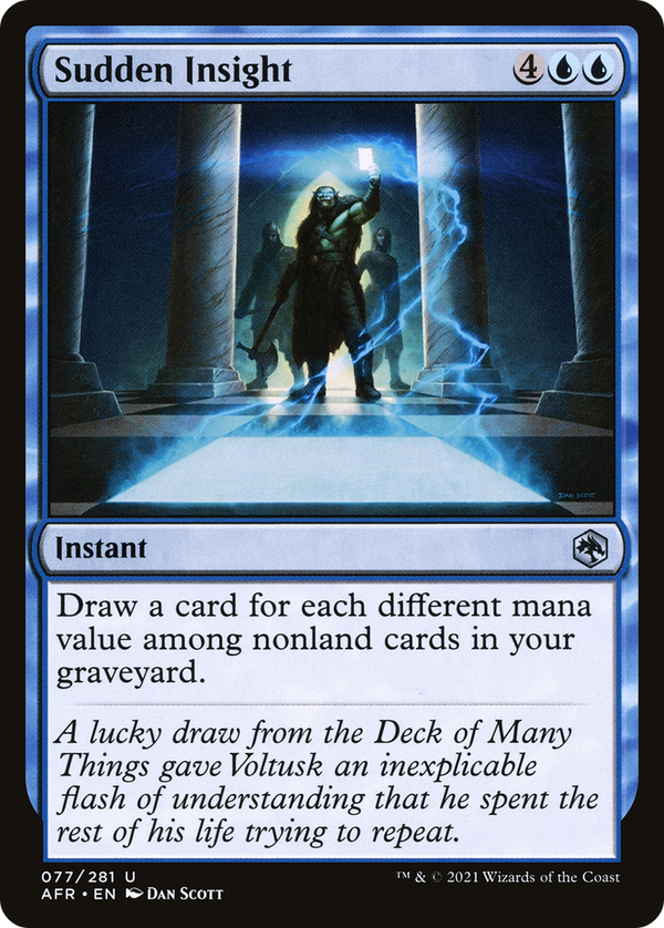 Sudden Insight (AFR-077) - Adventures in the Forgotten Realms Foil