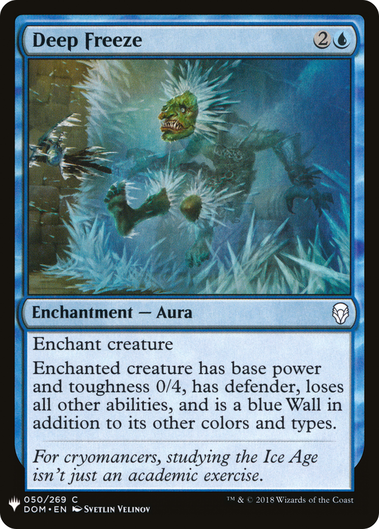 Deep Freeze (LIST-050) - The List