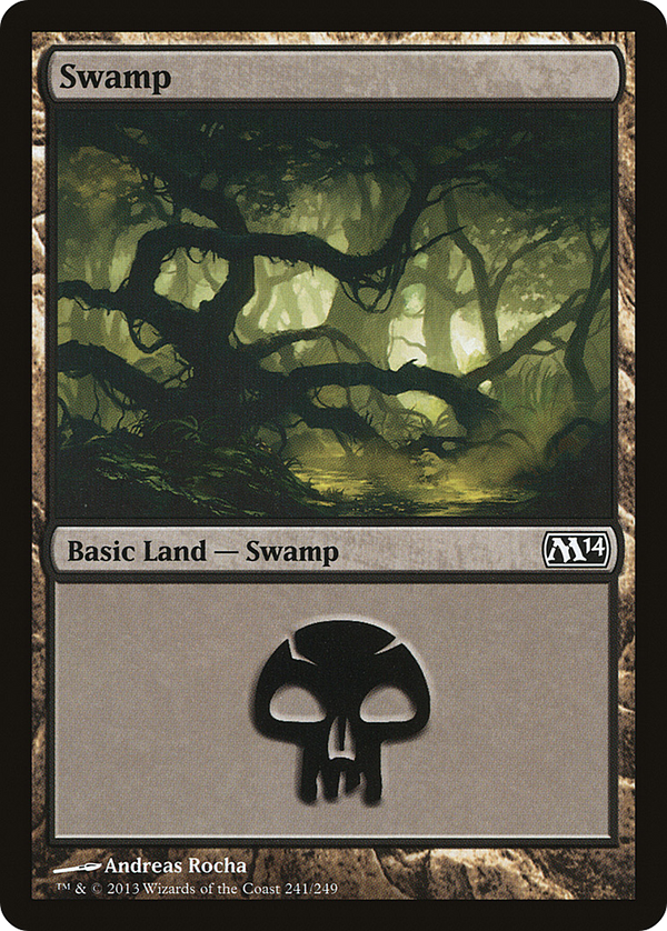 Swamp (241) (M14-241) - Magic 2014 Foil