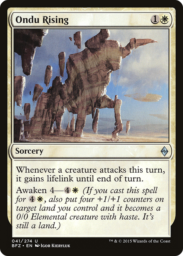 Ondu Rising (BFZ-041) - Battle for Zendikar Foil