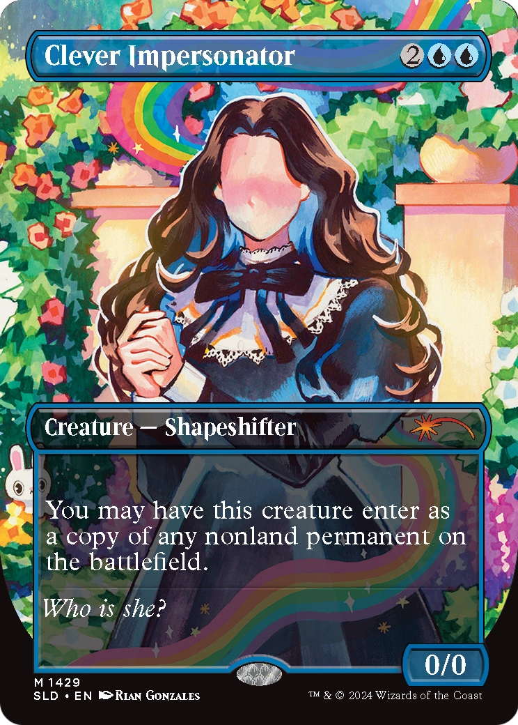 Clever Impersonator (SLD-1429) - Secret Lair Drop (Borderless)