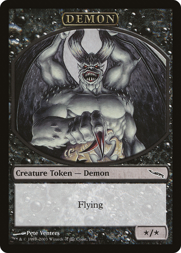 Demon Token (MRD) (MPRP-) - Magic Player Rewards 2003