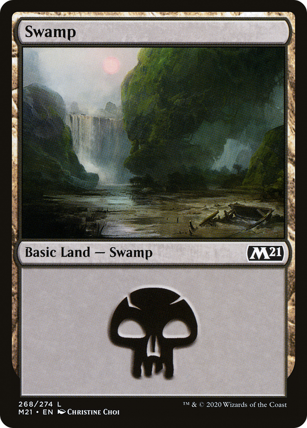 Swamp (268) (M21-268) - Core Set 2021 Foil