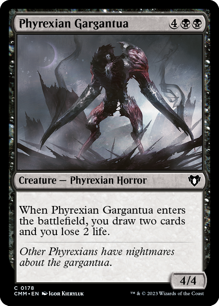 Phyrexian Gargantua (CMM-178) - Commander Masters