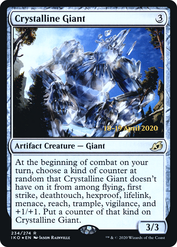 Crystalline Giant (PRE-234) - Ikoria: Lair of Behemoths Promos Foil