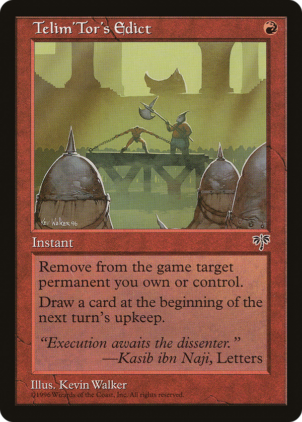 Telim'Tor's Edict (MIR-) - Mirage