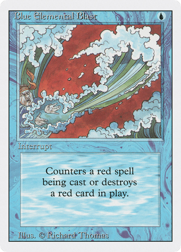 Blue Elemental Blast (3ED-) - Revised Edition