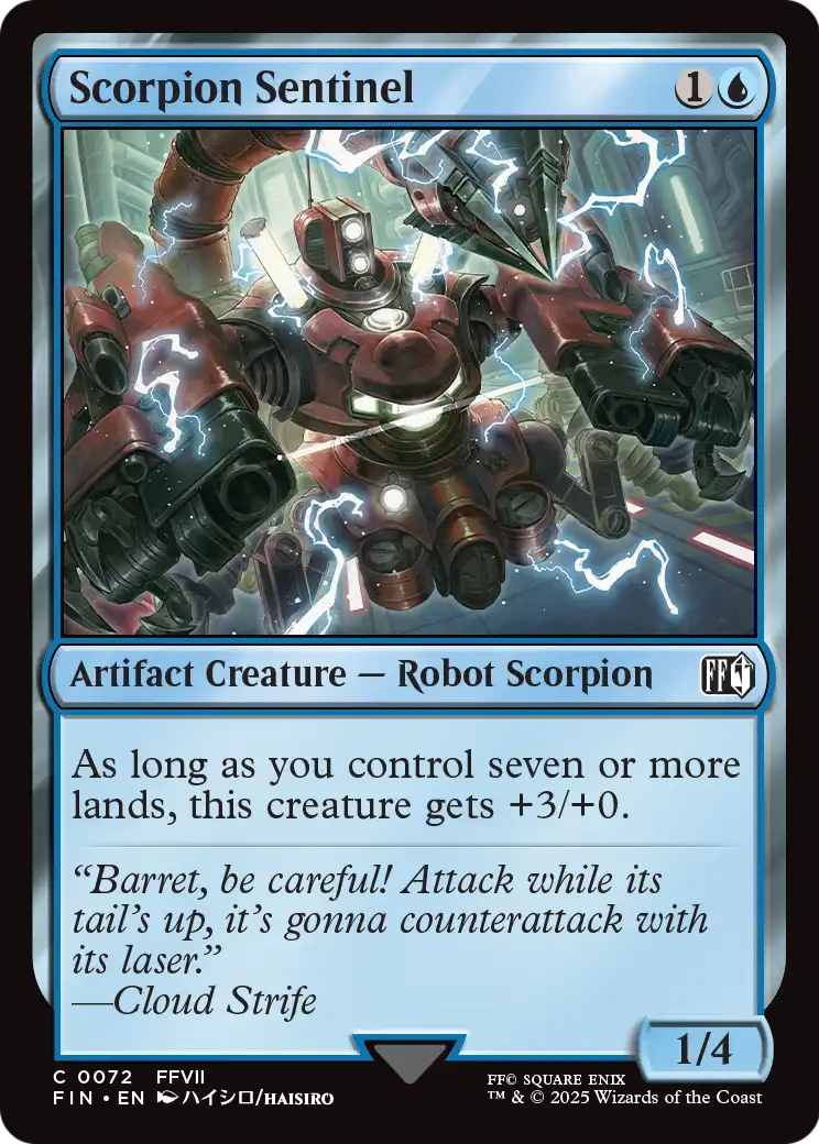 Scorpion Sentinel (FIN-072) - FINAL FANTASY Foil