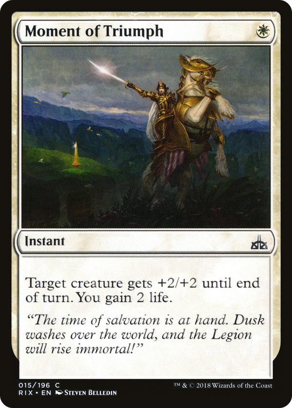 Moment of Triumph (RIX-015) - Rivals of Ixalan