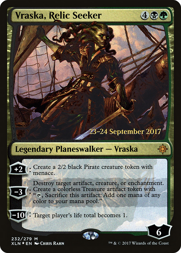 Vraska, Relic Seeker (PRE-232) - Ixalan Promos Foil