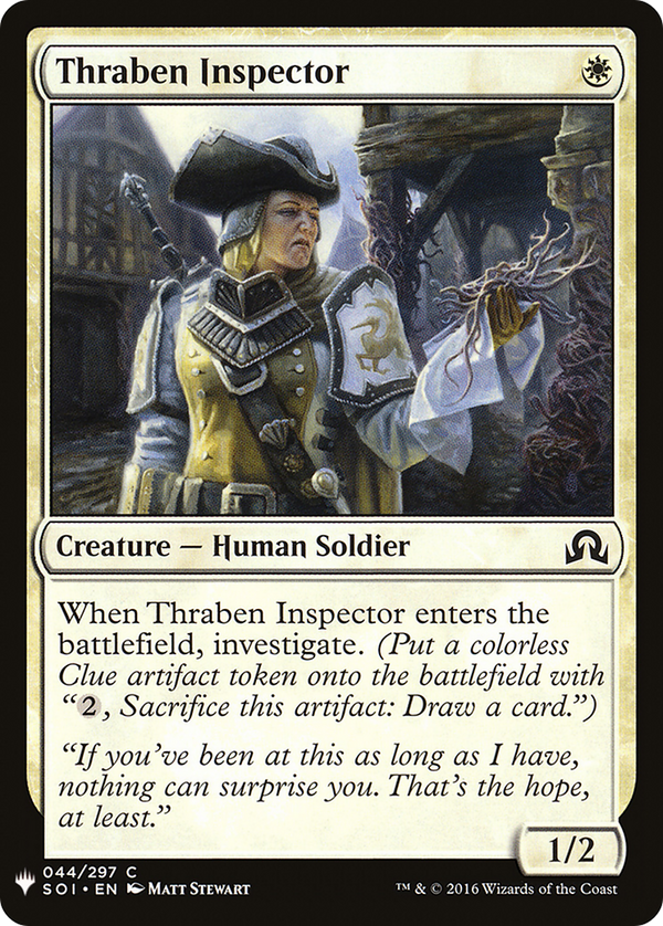 Thraben Inspector (LIST-044) - The List