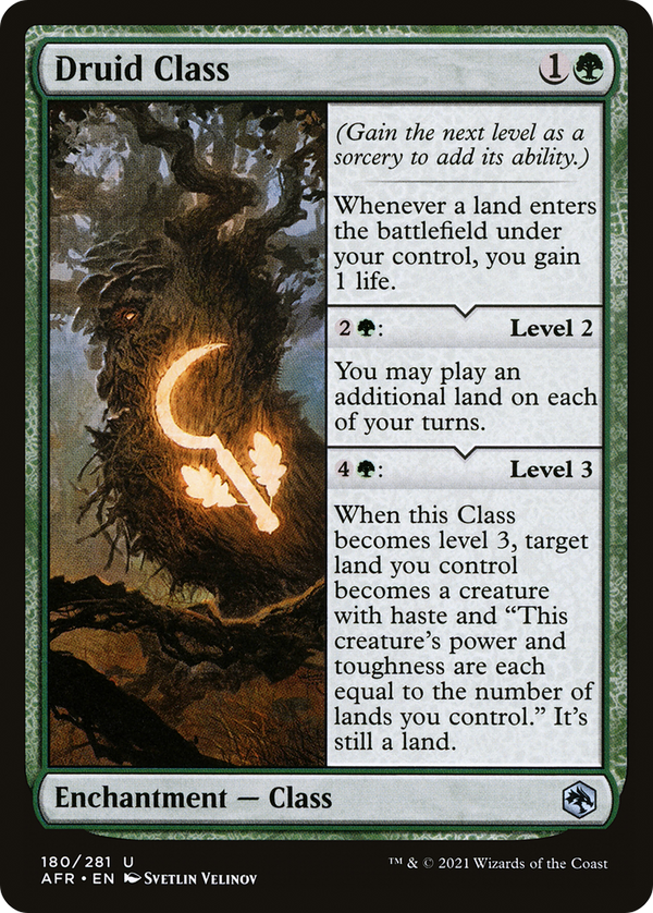 Druid Class (AFR-180) - Adventures in the Forgotten Realms Foil
