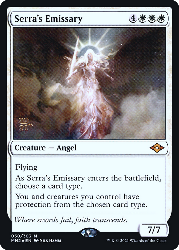 Serra's Emissary (PRE-030) - Modern Horizons 2 Promos Foil