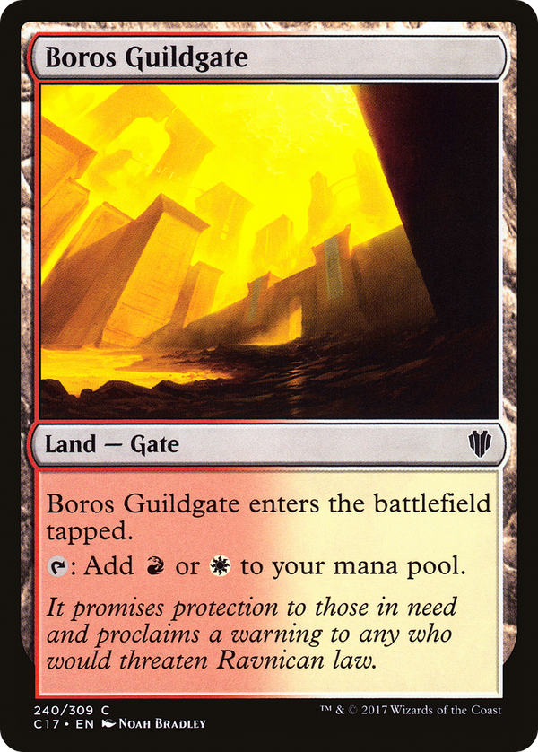 Boros Guildgate (C17-240) - Commander 2017