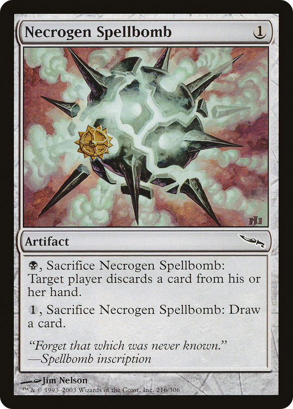 Necrogen Spellbomb (MRD-216) - Mirrodin