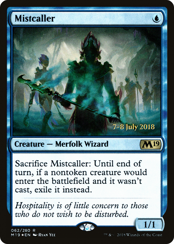 Mistcaller (PRE-062) - Core Set 2019 Promos Foil