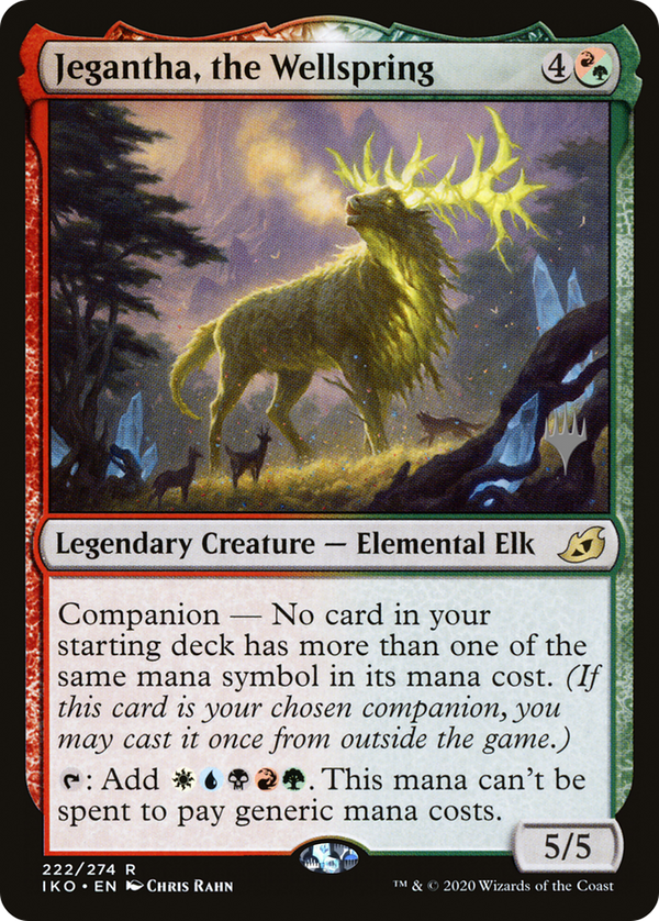 Jegantha, the Wellspring (PPIKO-222) - Ikoria: Lair of Behemoths Promos: (companion) Foil