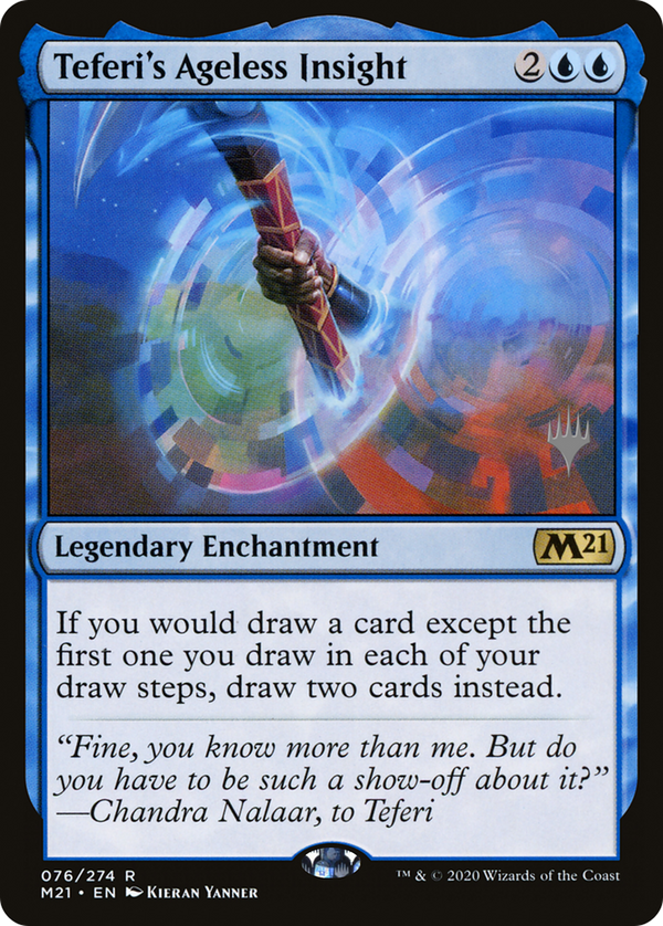 Teferi's Ageless Insight (PPM21-076) - Core Set 2021 Promos Foil
