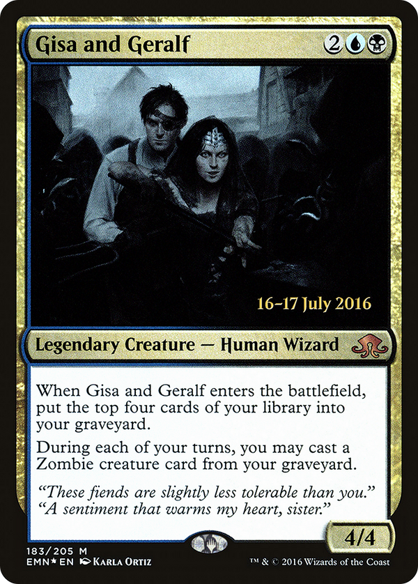 Gisa and Geralf (PRE-183S) - Eldritch Moon Promos Foil