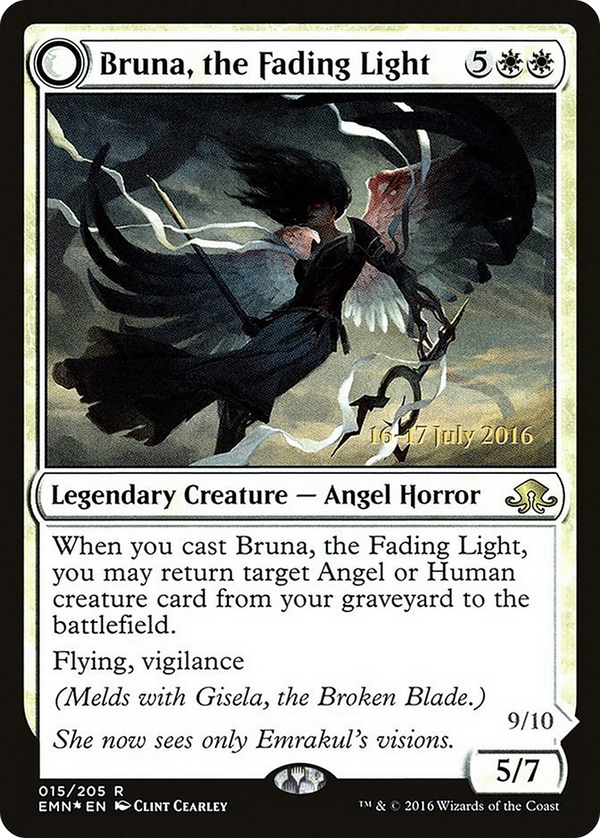 Bruna, the Fading Light (PRE-015) - Eldritch Moon Promos: (mooneldrazidfc) Foil