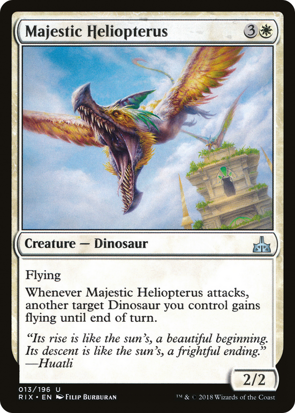 Majestic Heliopterus (RIX-013) - Rivals of Ixalan