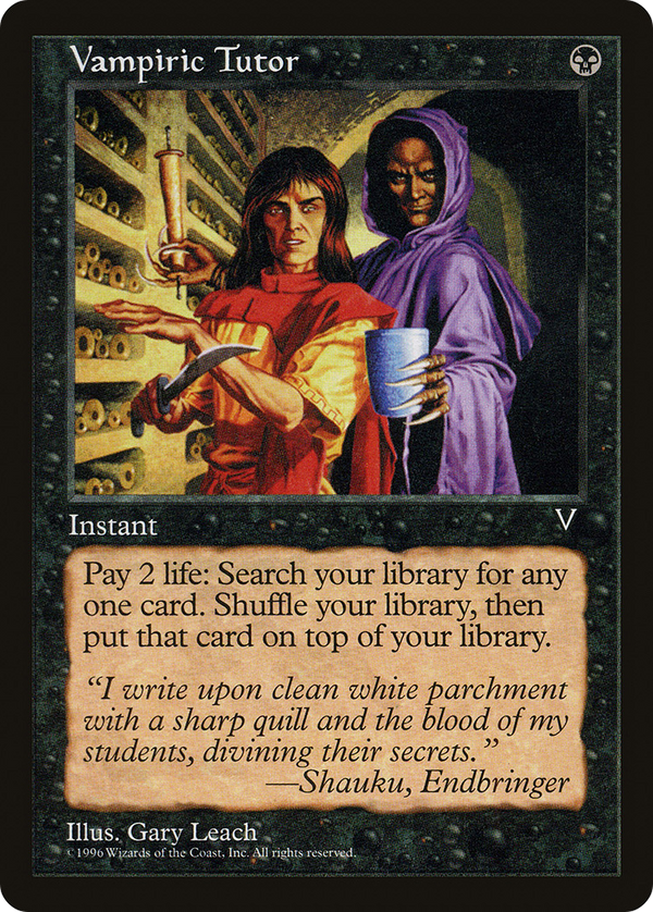 Vampiric Tutor (VIS-) - Visions