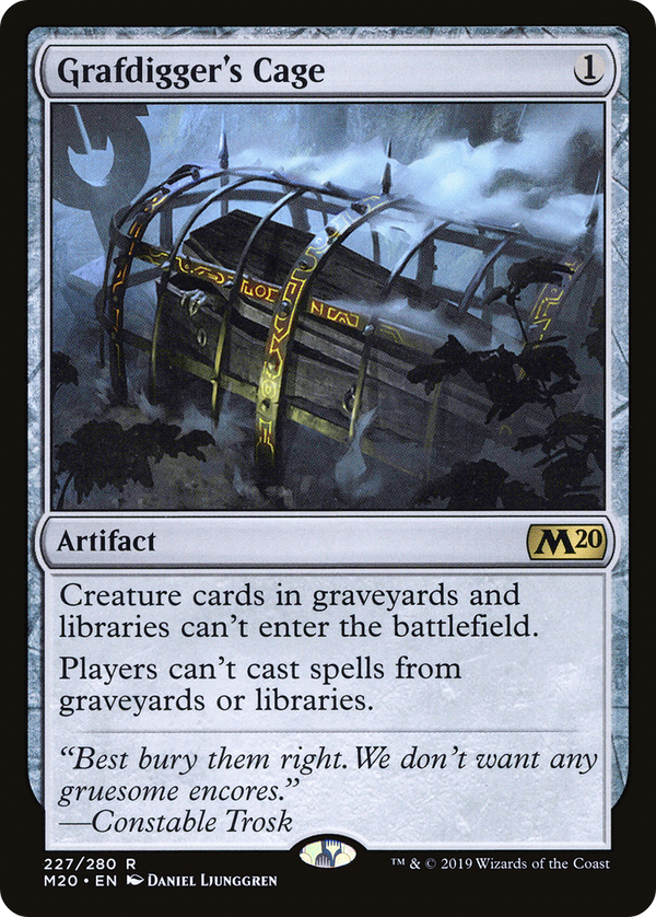 Grafdigger's Cage (M20-227) - Core Set 2020 Foil