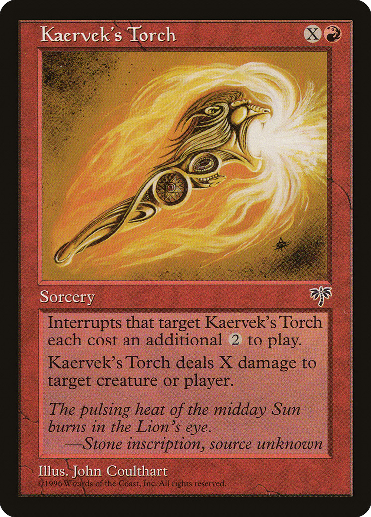 Kaervek's Torch (MIR-) - Mirage