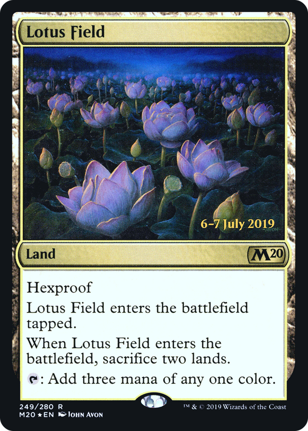 Lotus Field (PRE-249) - Core Set 2020 Promos Foil