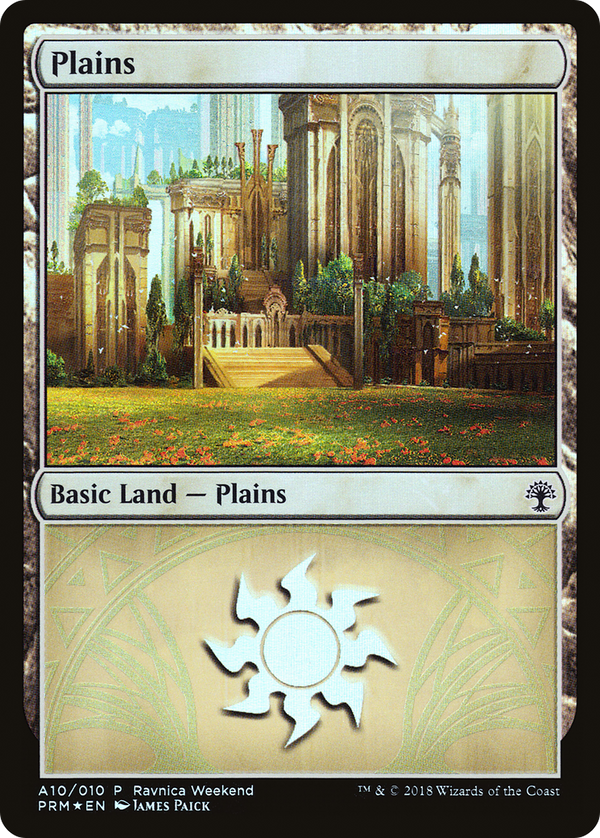 Plains - Selesnya (A10) (LARP-010) - GRN Ravnica Weekend Foil