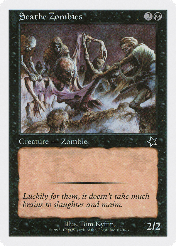Scathe Zombies (S99-087) - Starter 1999