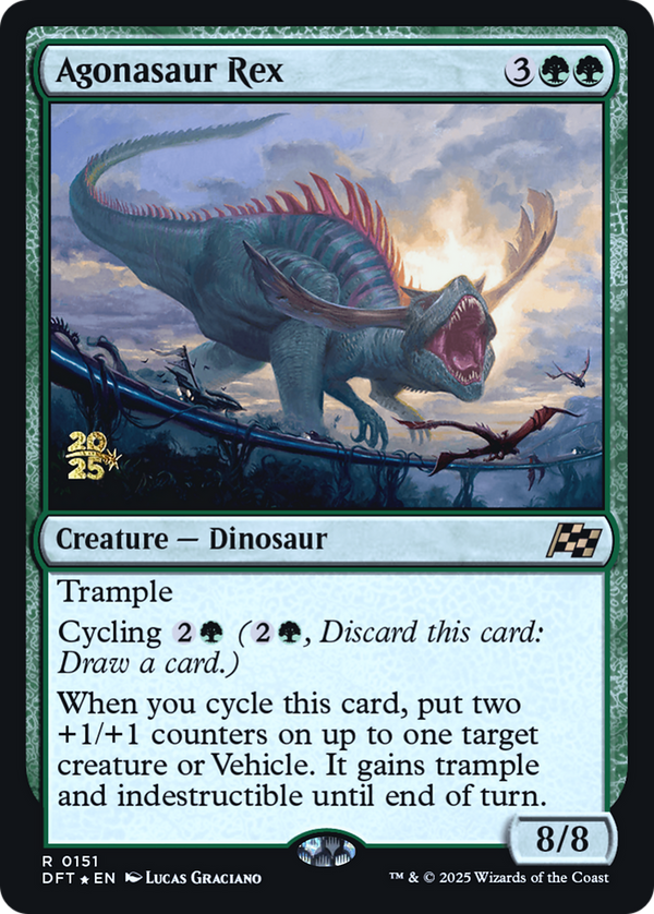 Agonasaur Rex (PRE-151) - Prerelease Cards Foil