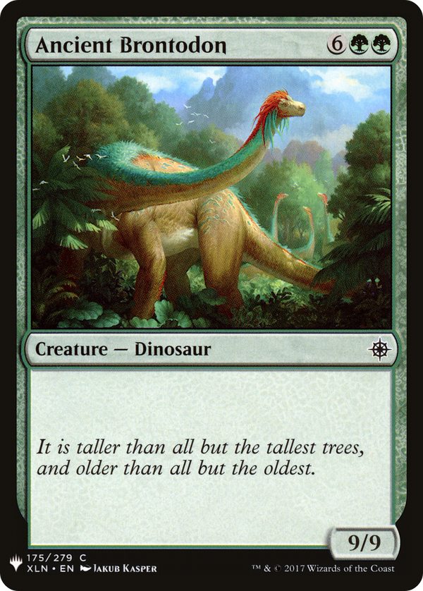 Ancient Brontodon (LIST-175) - The List