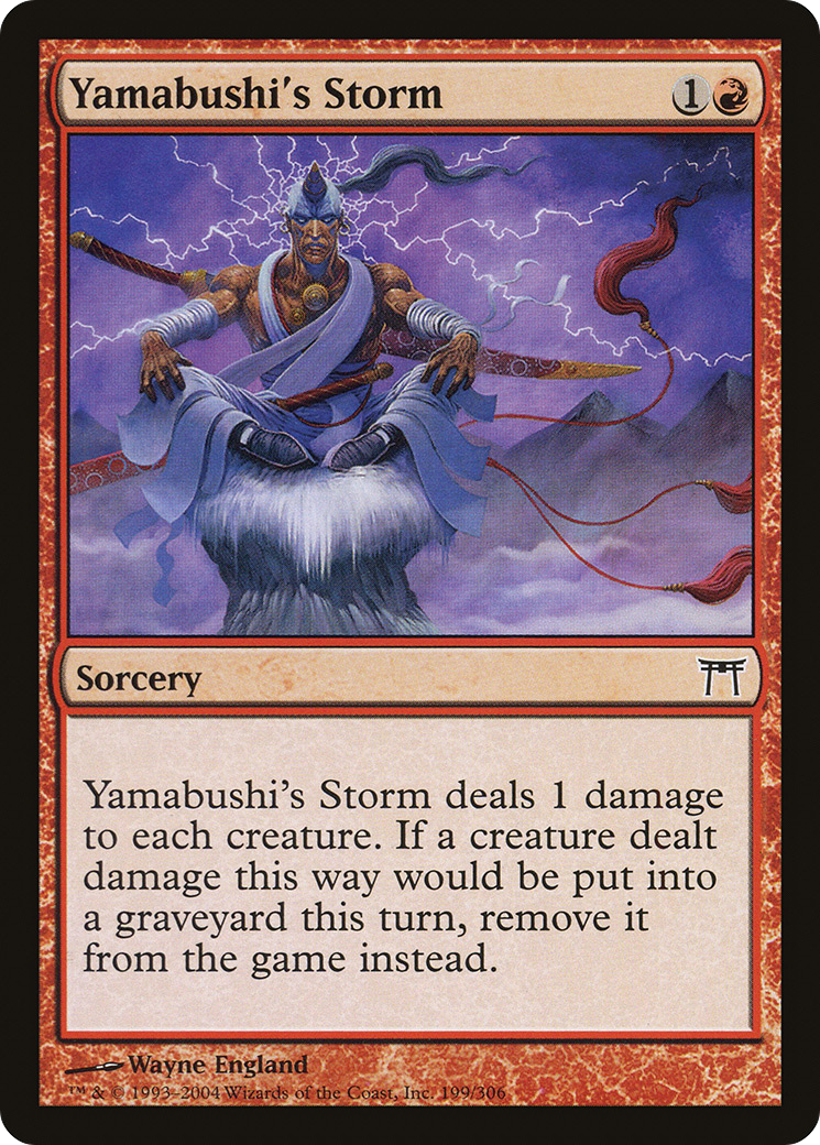 Yamabushi's Storm (CHK-199) - Champions of Kamigawa