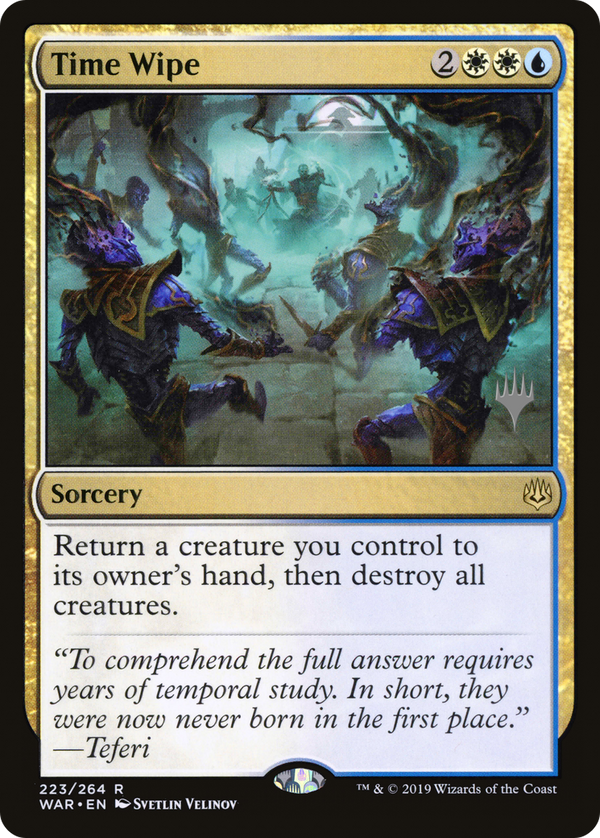 Time Wipe (PPELD-223) - War of the Spark Promos Foil