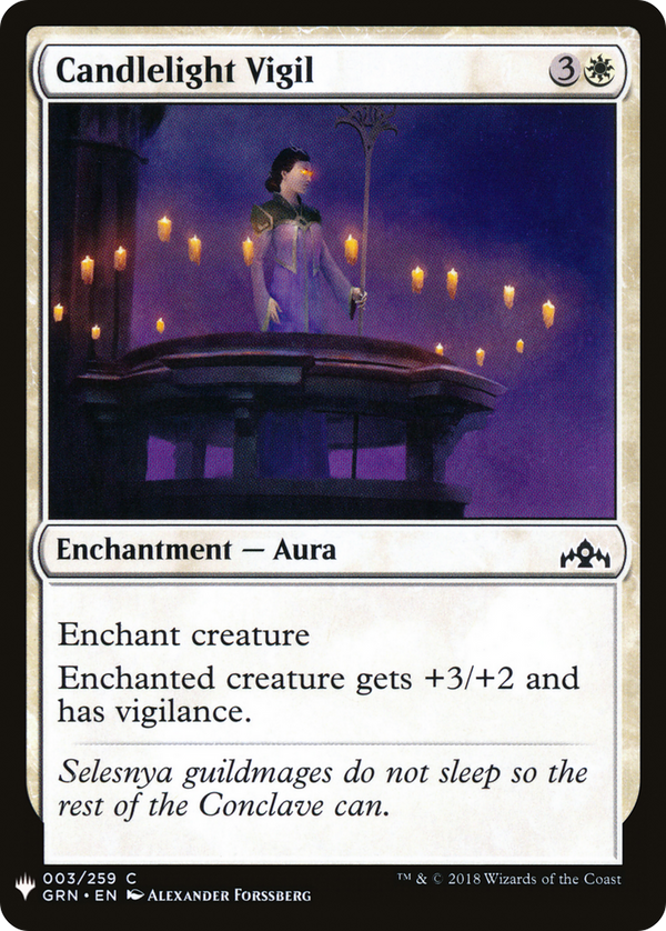 Candlelight Vigil (LIST-003) - The List