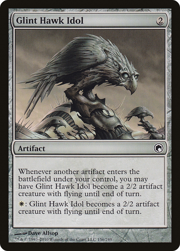 Glint Hawk Idol (SOM-156) - Scars of Mirrodin Foil