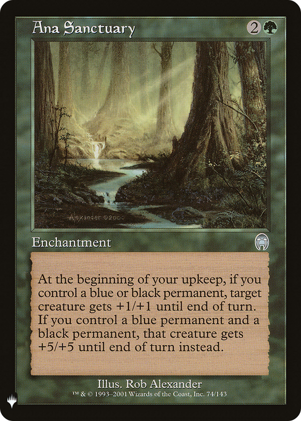 Ana Sanctuary (LIST-074) - The List